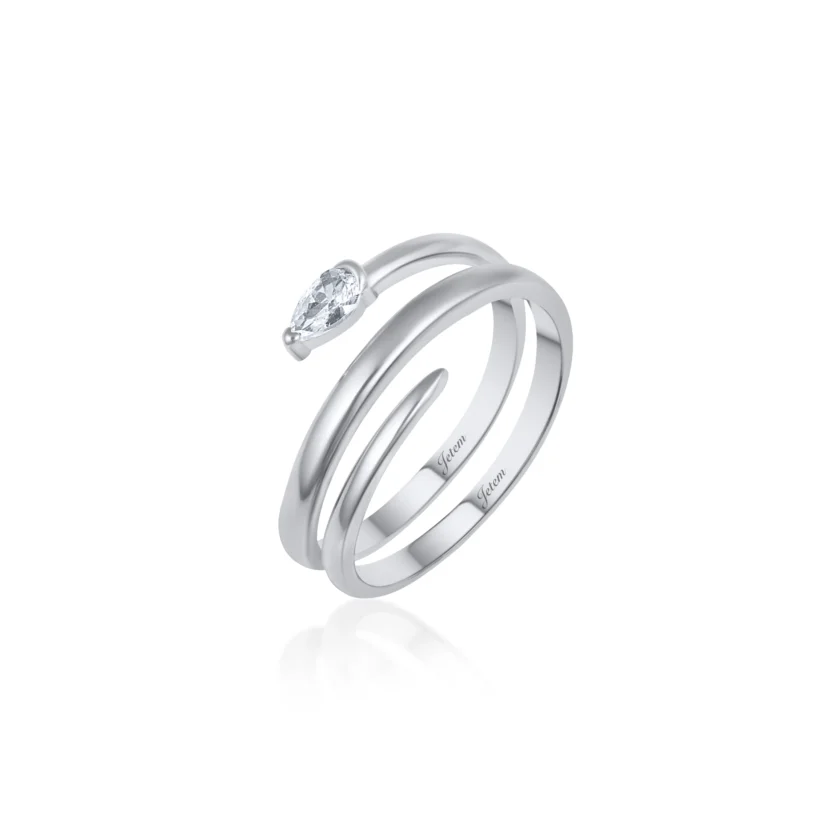 Woman Silver Ring 1092